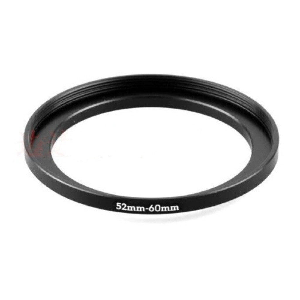 High Quality Metal 52mm-60mm Lens Step-Up Filter Adapter Ring 52-60mm