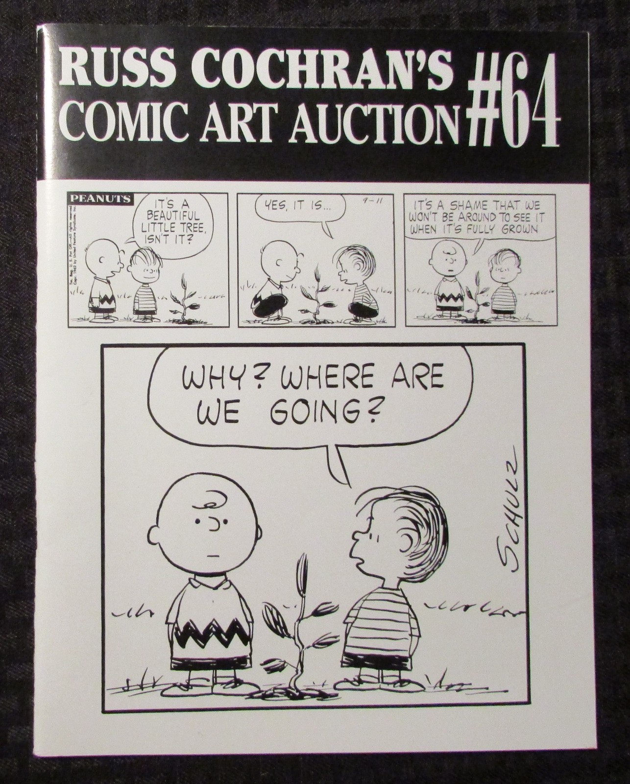 2003 Russ Cochran Comic Art Auction Catalog #64 FVF 7.0 Charles Schulz 48pgs