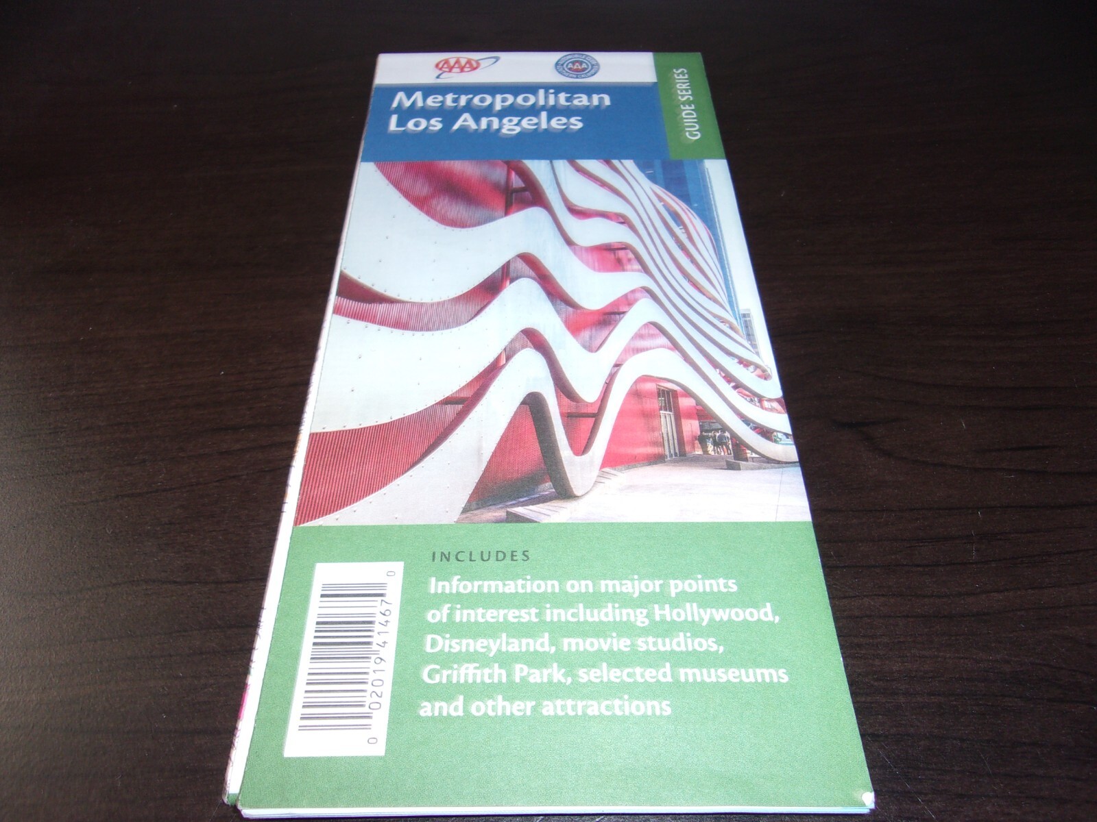 Metropolitan Los Angeles, California AAA Guide Map 2019