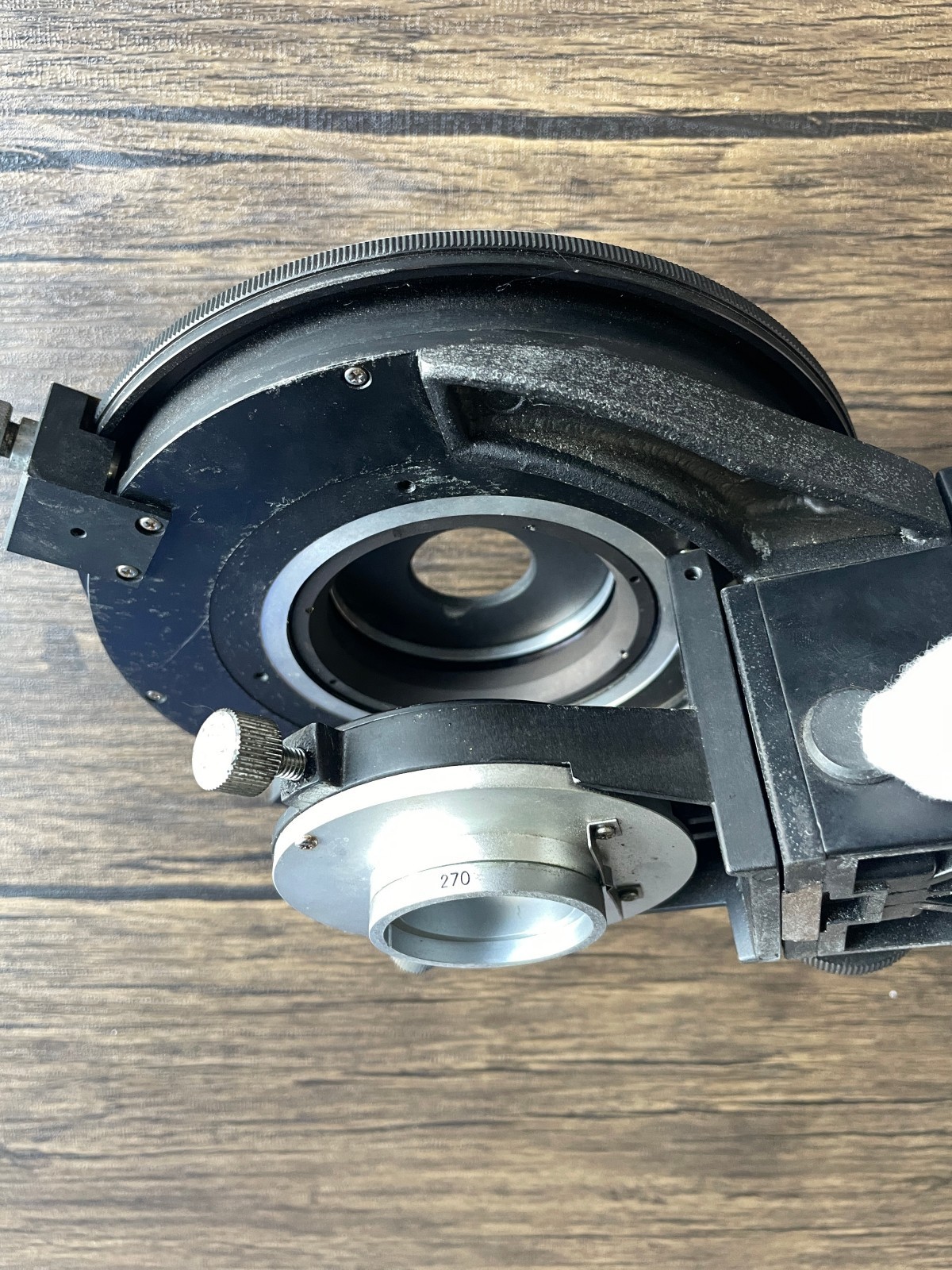 Nikon OPTIPHOT-POL Microscope rotating table With bracket stage