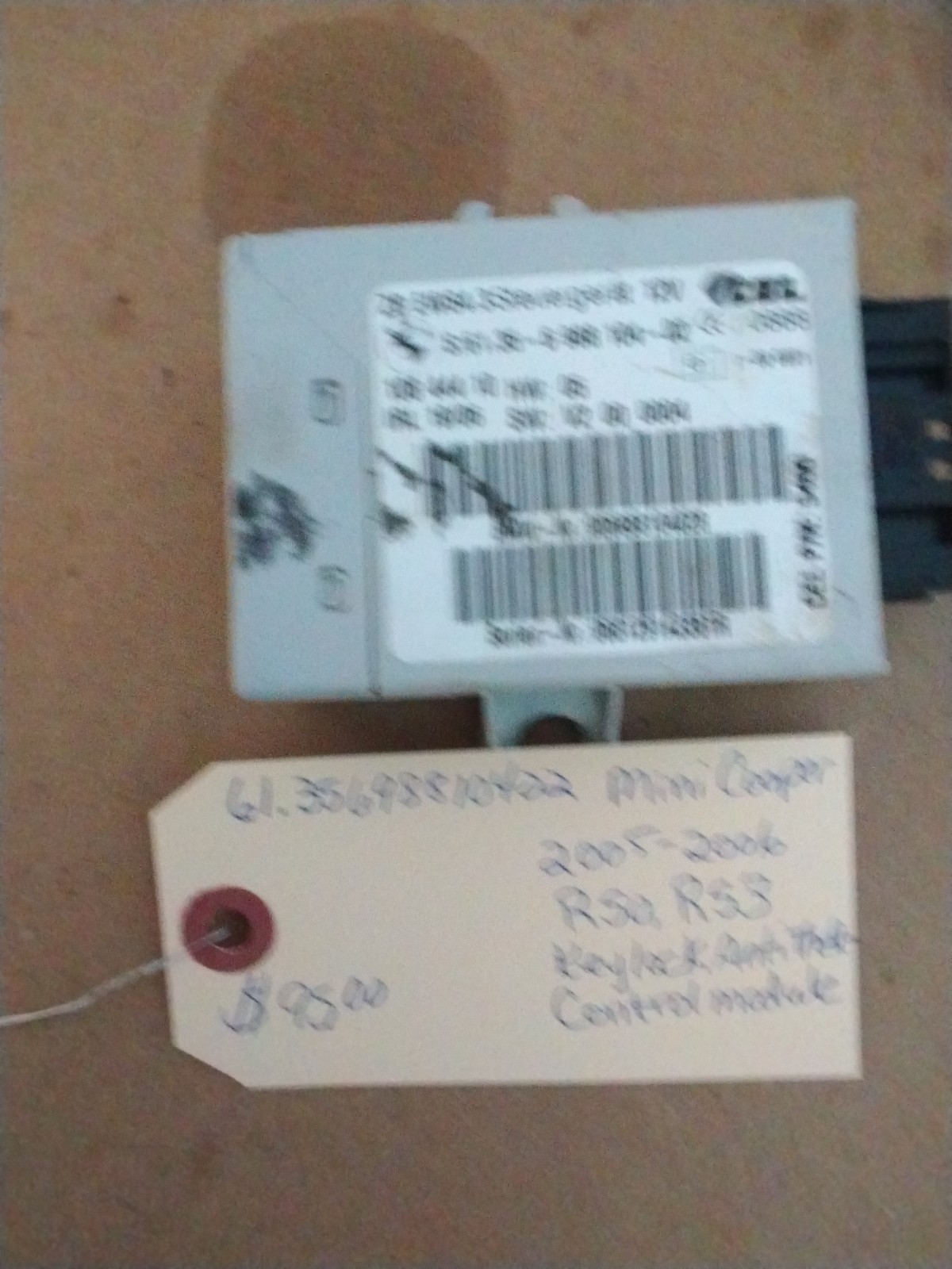 2005-2006 Mini Cooper R50,R53 Key lock Anti Theft control module 6135698810402