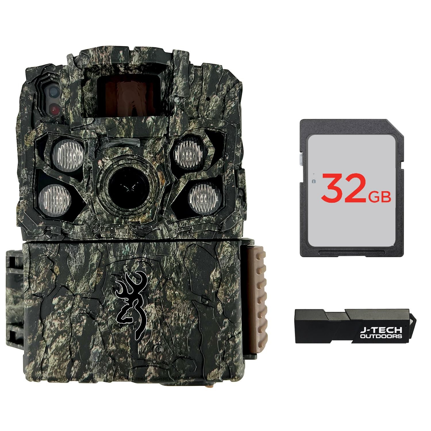 Browning Strike Force FHDR40 Trail Game Camera Bundle Includes 32GB Camo