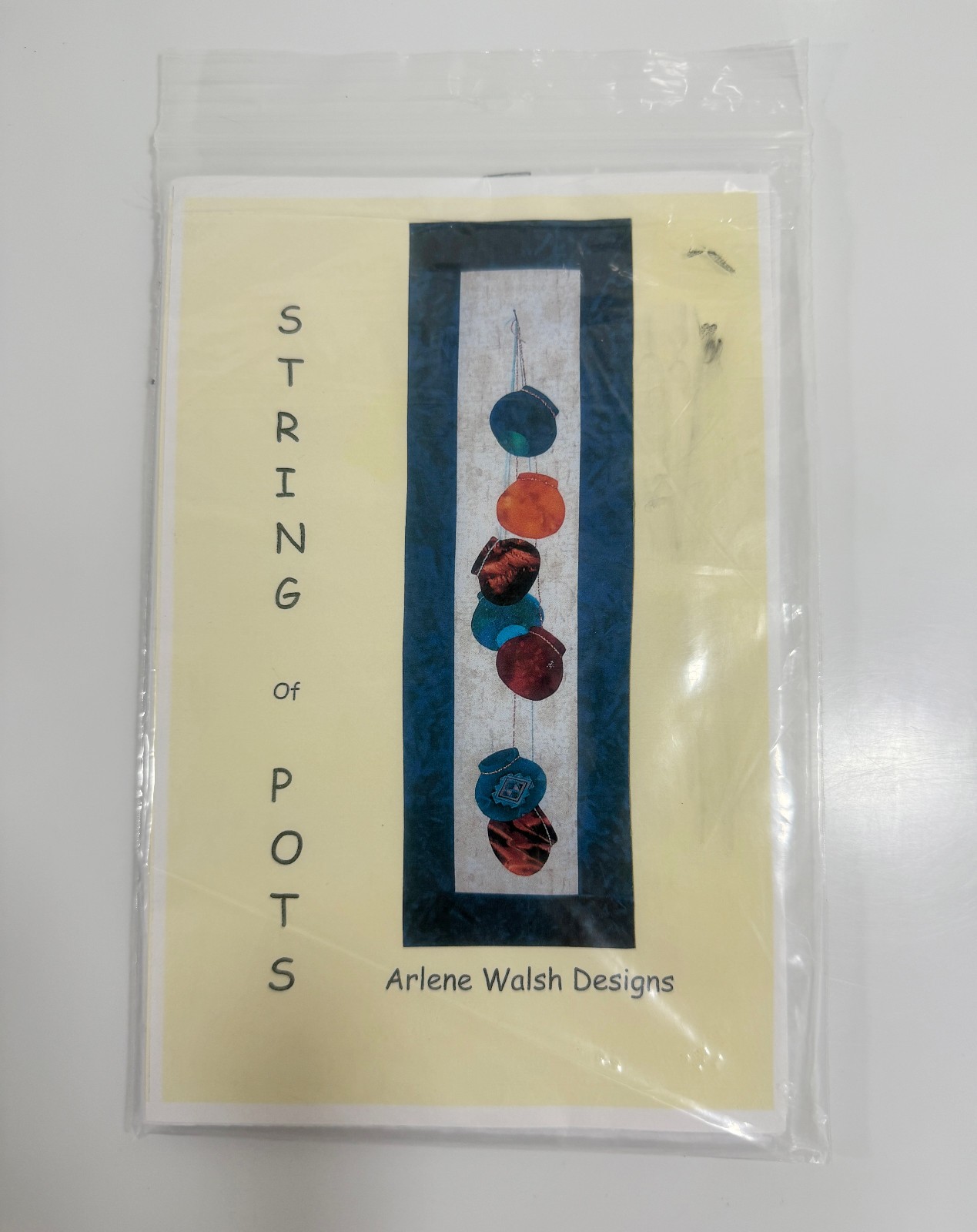STRING OF POTS Quilt Pattern by Arlene Walsh Designs 2004