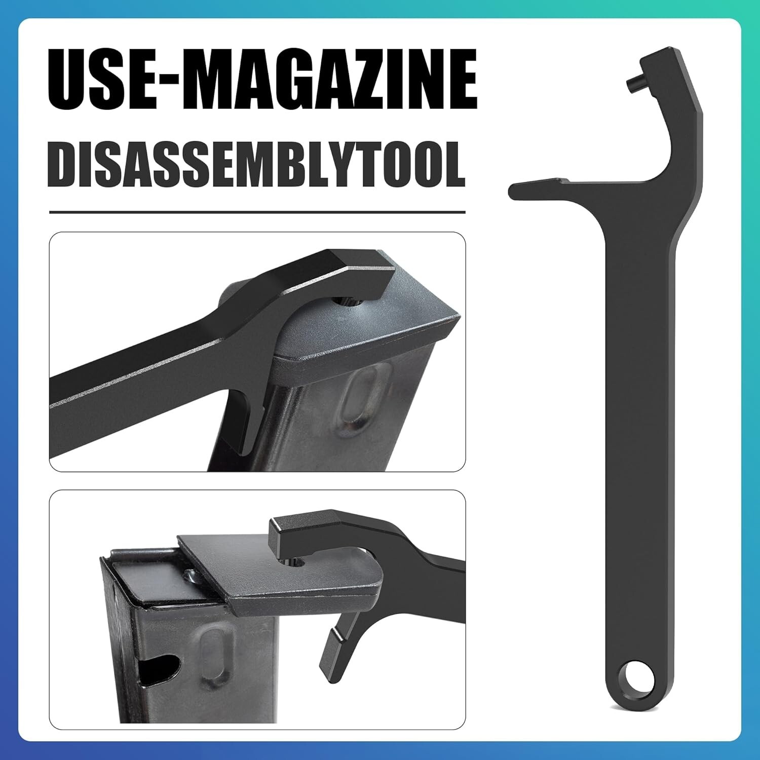 Sight Pusher Tool with Tool Kit for Handguns Front Rear Sight Removal Adjustment
