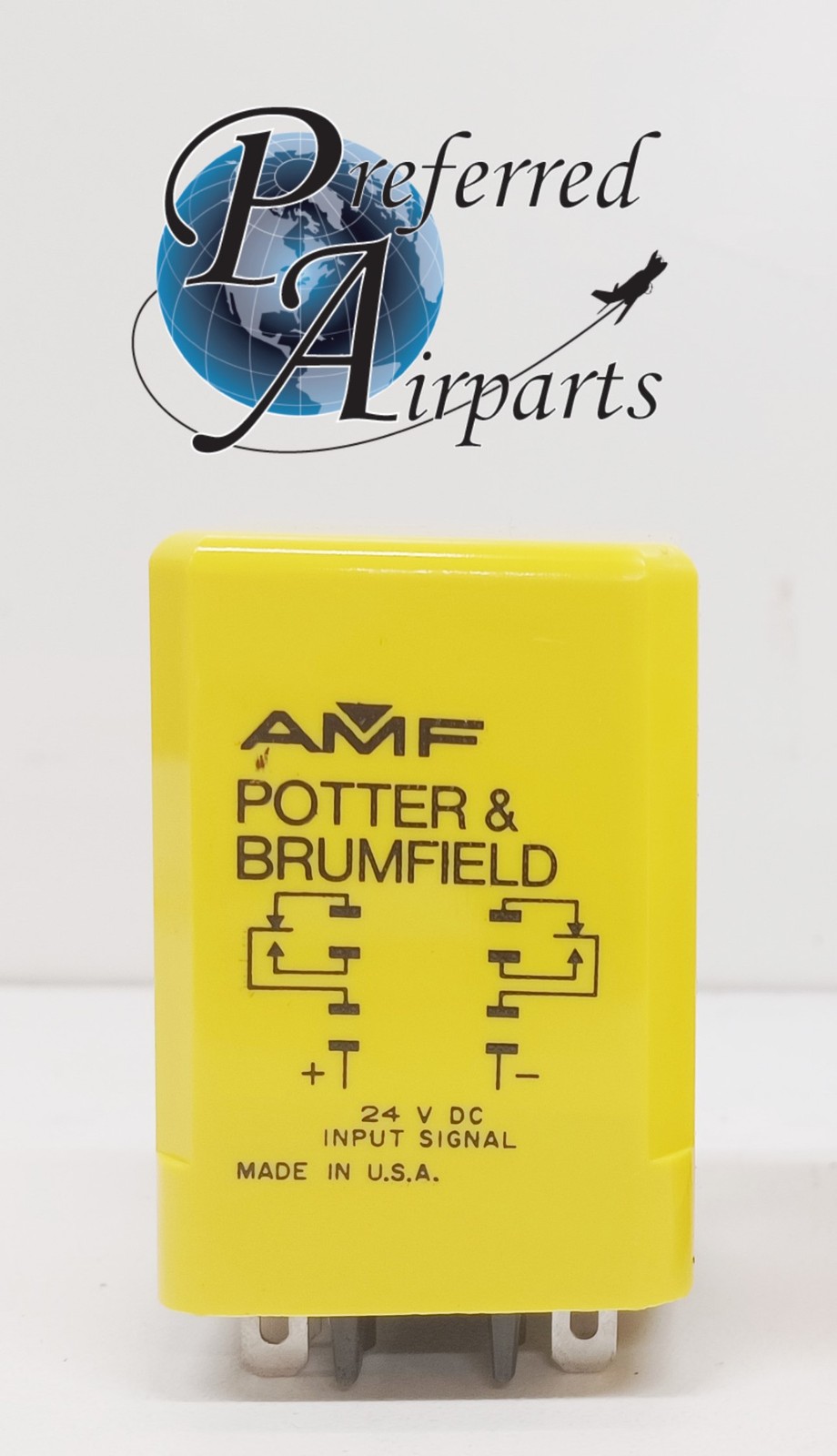 New Surplus AMF Potter & Brumfield Impulse Relay, p/n KUR11D11-24