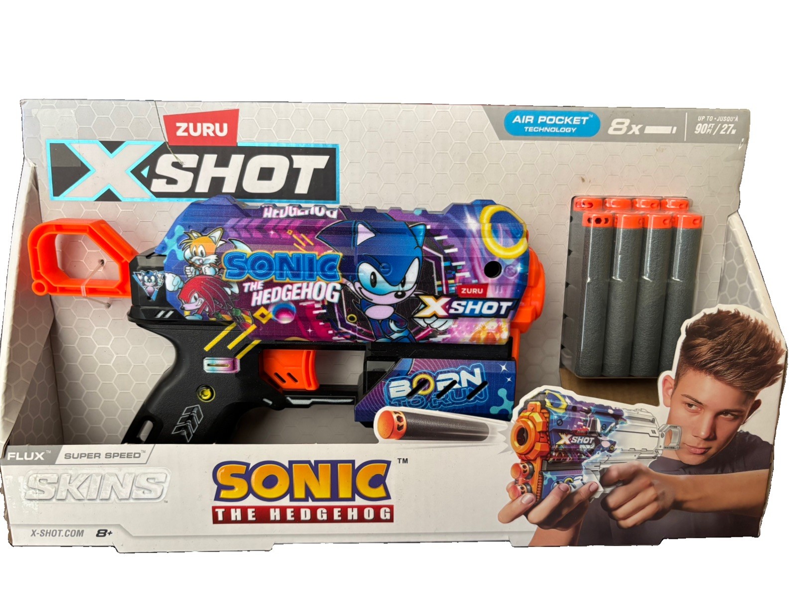 X-Shot Sonic the Hedgehog Dread Dart Blaster Skins