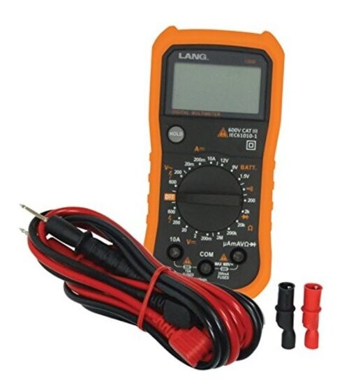 CAT III Digital Multimeter 13809 - Black