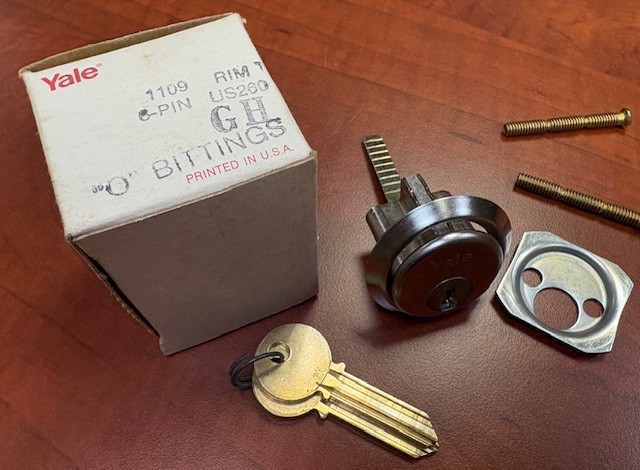 Yale 1109 6-Pin Rim Cylinder GH Keyway