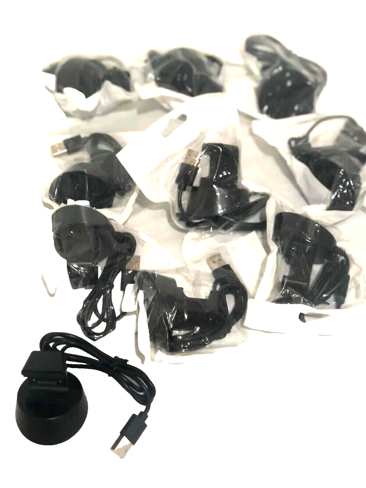 LOT OF 10 XAWINNER Charger Cable and Dock Compatible for Fitbit Charge 2- Bundle