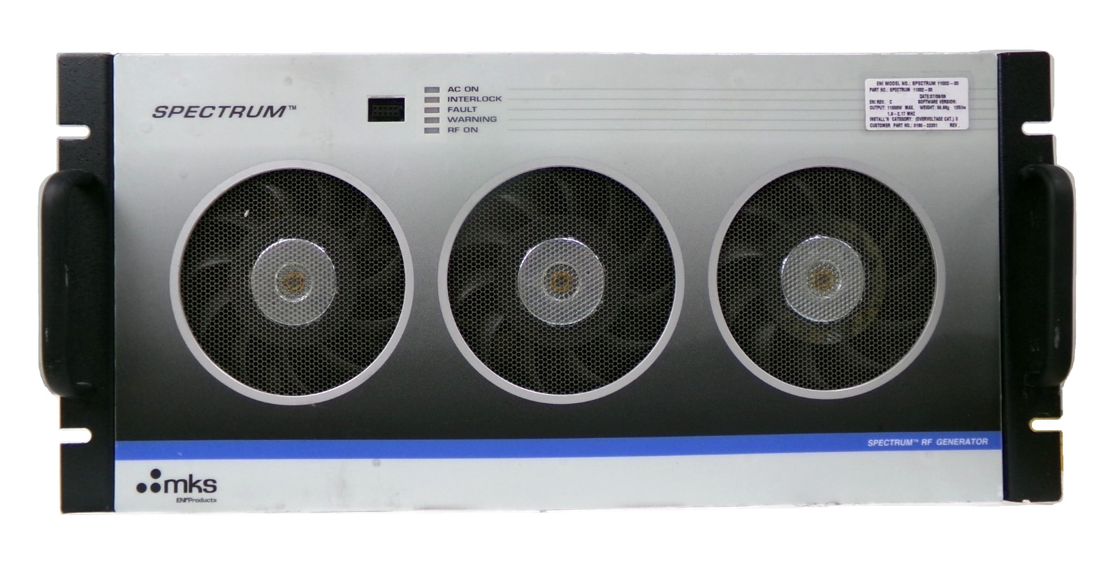 Spectrum 11002-00 ENI Power Systems 0190-22201 RF Generator 11kW Working