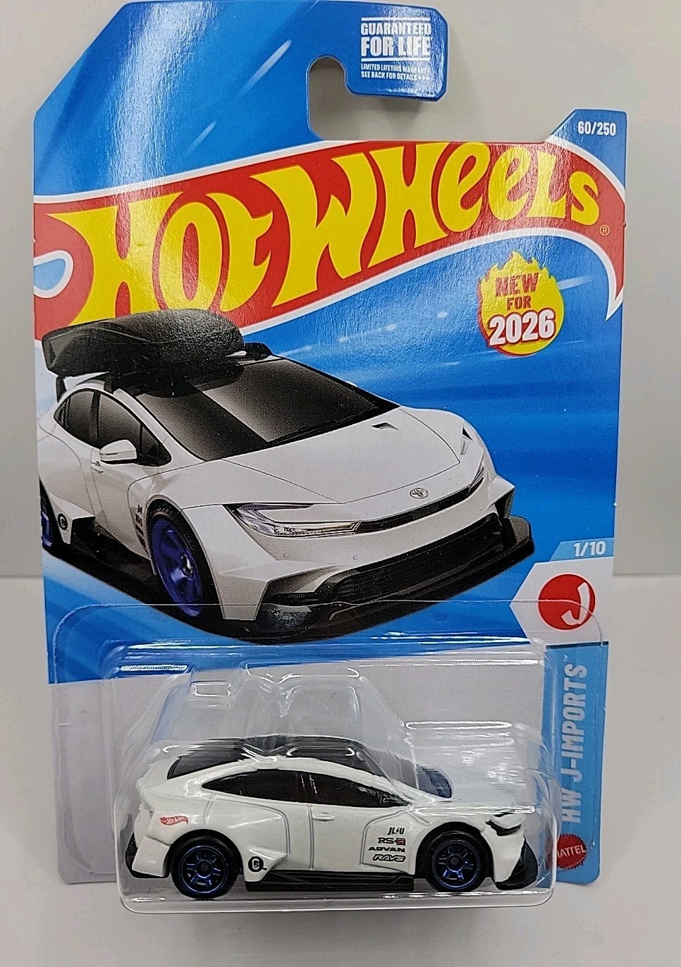 2026 Hot Wheels Toyota Prius Custom #60 HW J-Imports Without Luggage Roof Rack