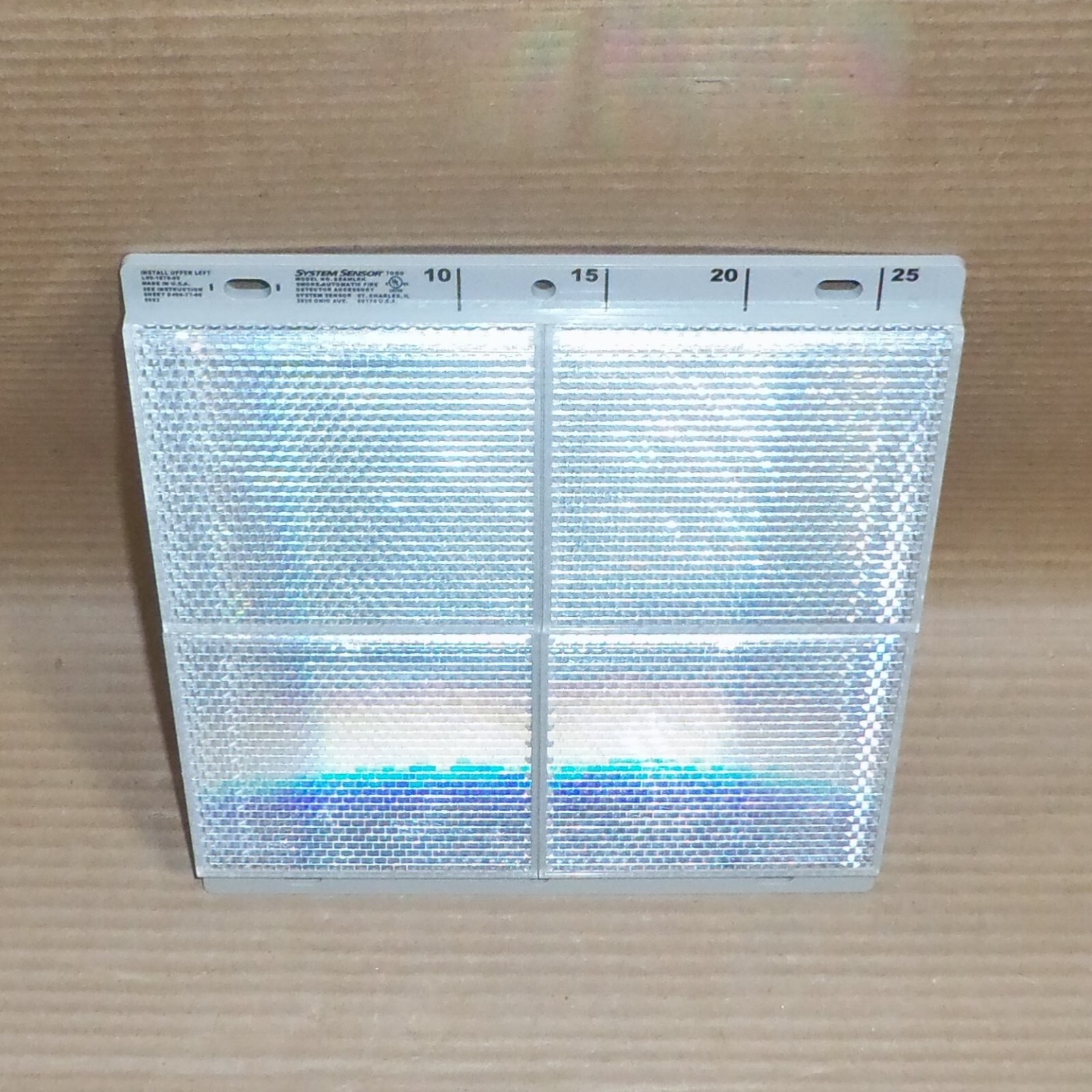 NEW SYSTEM SENSOR BEAMLRK REFLECTIVE PANEL FOR BEAM SMOKE DETECTOR FIRE ALARM