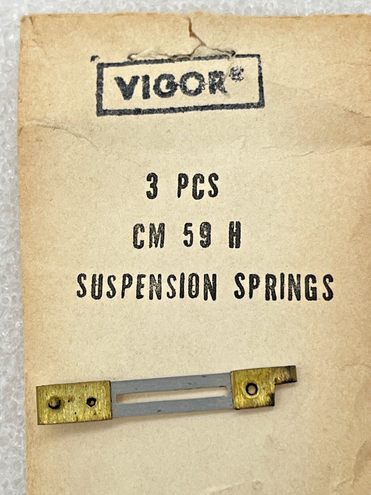NOS CLOCK SUSPENSION SPRING, Vigor CM 59H,  29mm / 4.5mm.