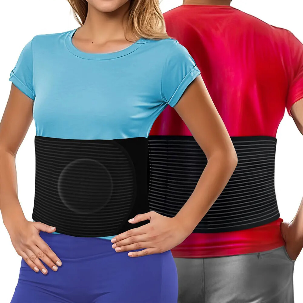 Umbilical Hernia Belt for Men and Women Abdominal Belly Button Hernia Support
