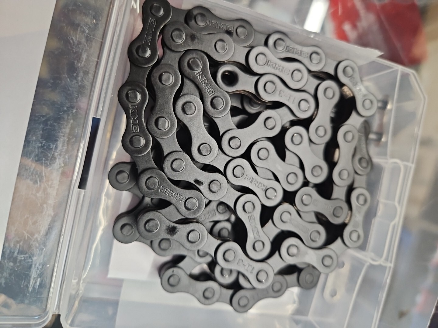 KMC S1 BMX  BIKE CHAIN 1/8" 112L Matte BLACK Fit SE GT DK OLDSCHOOL - NEW SCHOOL