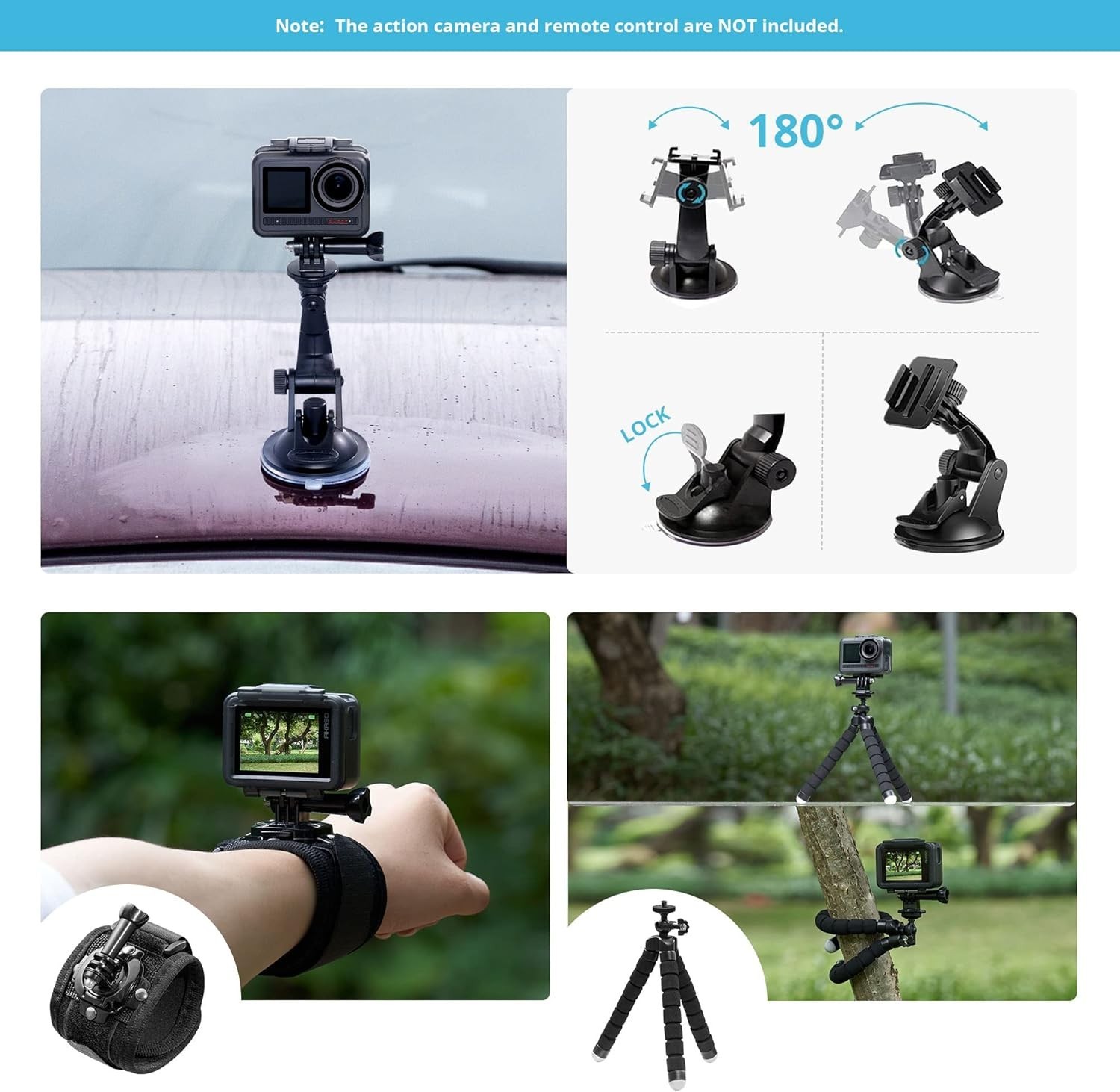 60 in 1 GoPro & Action Camera Accessories – Capture Every Angle