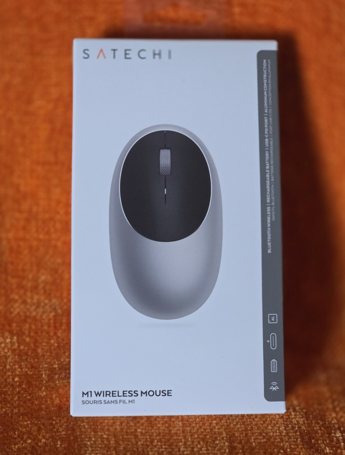 38 AVAILABLE!!!    Satechi M1 Wireless Bluetooth Rechargeable USB-C Mouse  Gray