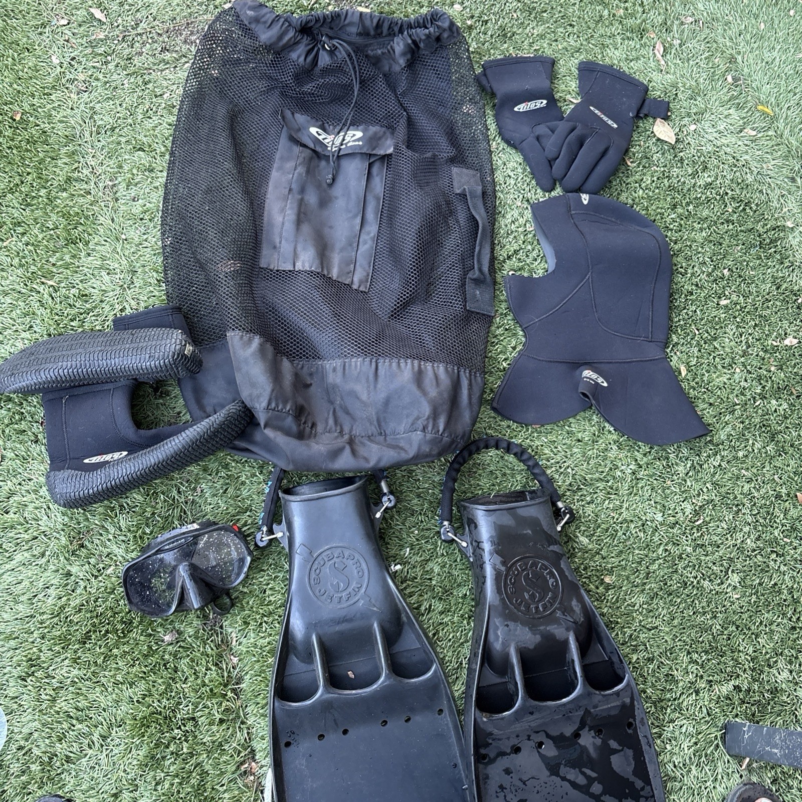 Scuba Diving Set Oceanic Tilos Titanium Were Hardly Ever Used