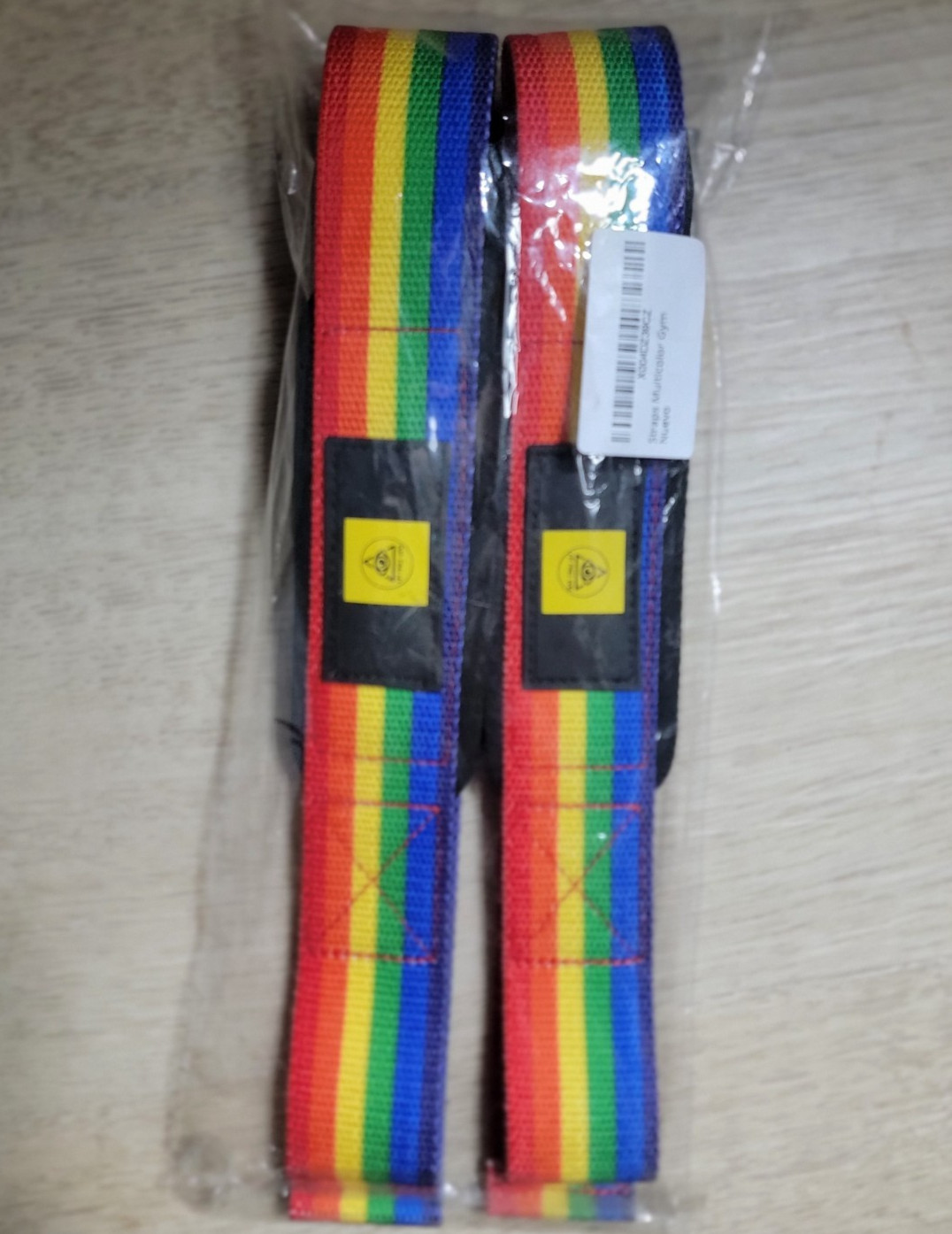 2 Workout Class Rainbow Straps Gym Multi Colored