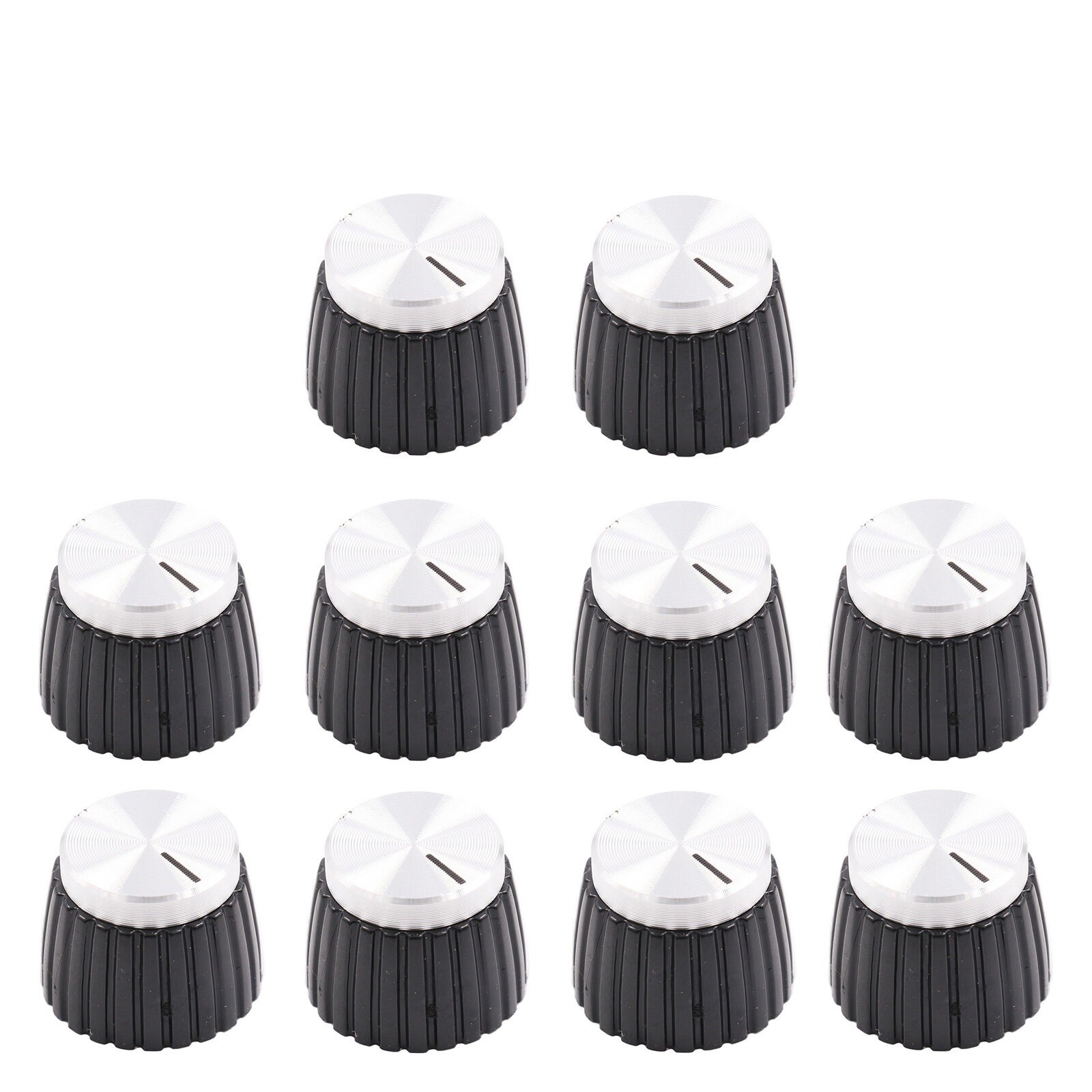 10* Aluminum Plastic Pointer Knobs 20*16mm For Marshall AMP Guitar Effect Pedal