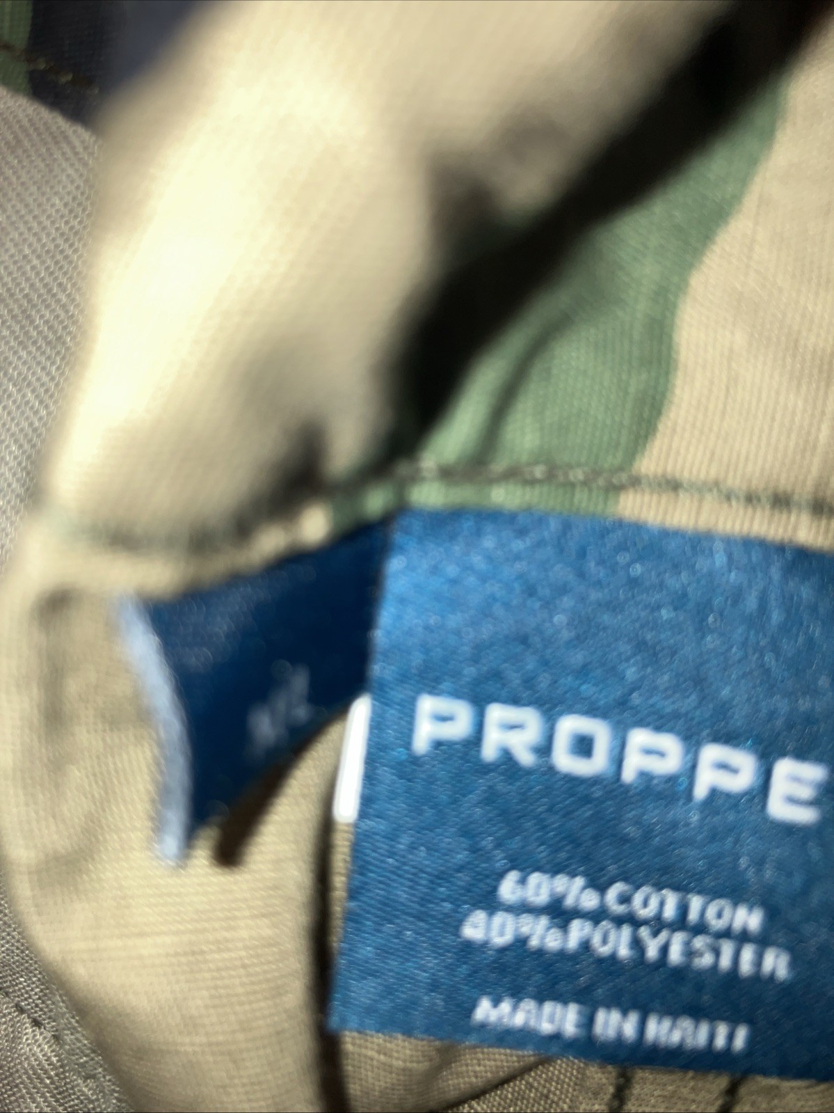 propper cargo pants size M/L Camo
