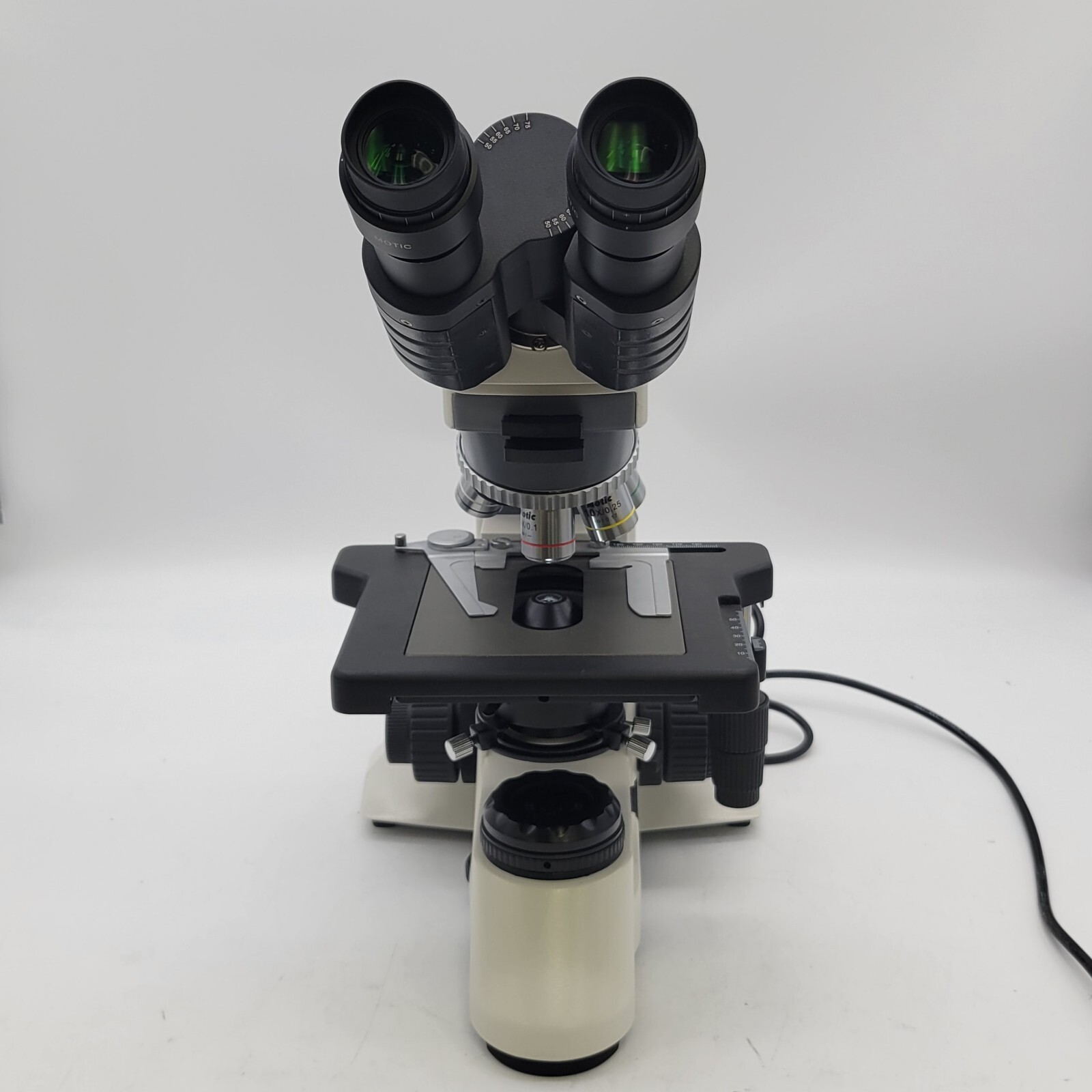 Motic Microscope BA410E with 4x, 10x, 20x, 40x, 100x Objectives
