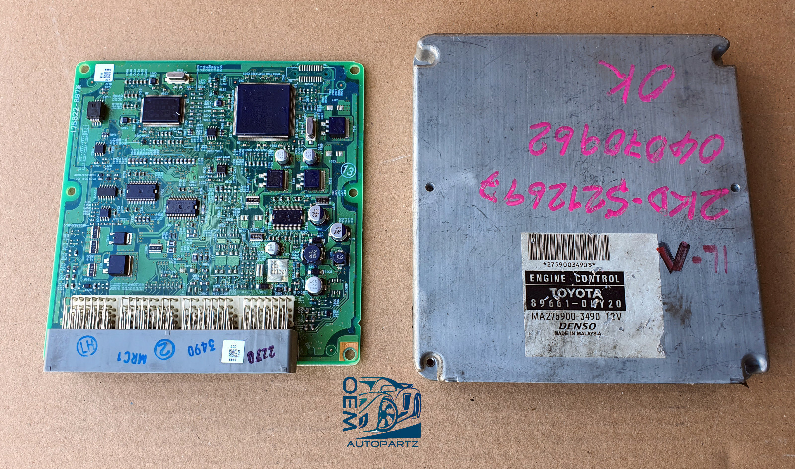 Toyota VIGO 89661-0KY20 engine computer unit Ecu Ecm oem jdm used 896610KY20