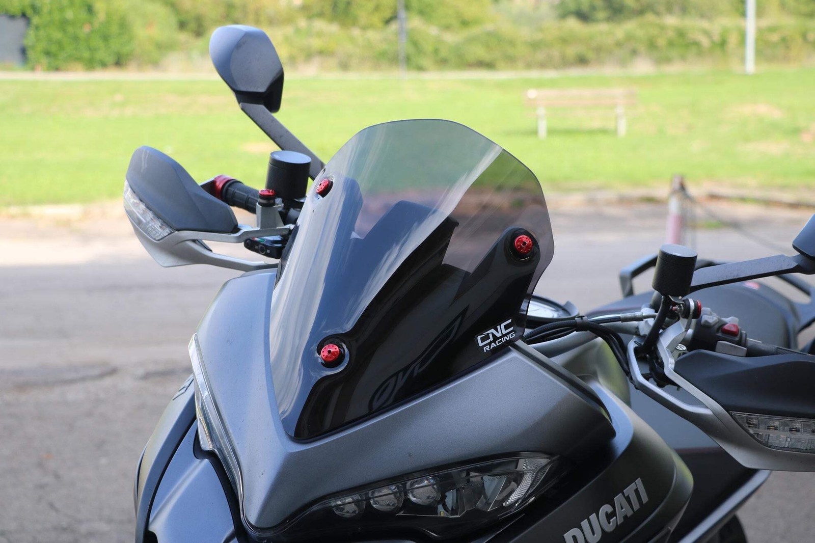 SMOKE SPORT WINDSCREEN CNC RACING DUCATI MULTISTRADA 1200 S PIKES PEAK 2016-17