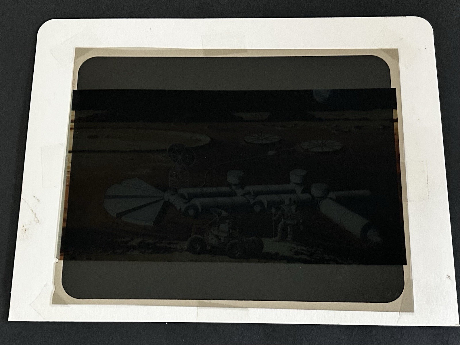 1988 NASA KSC Space Station Lunar Operations Concept Presentation Transparency