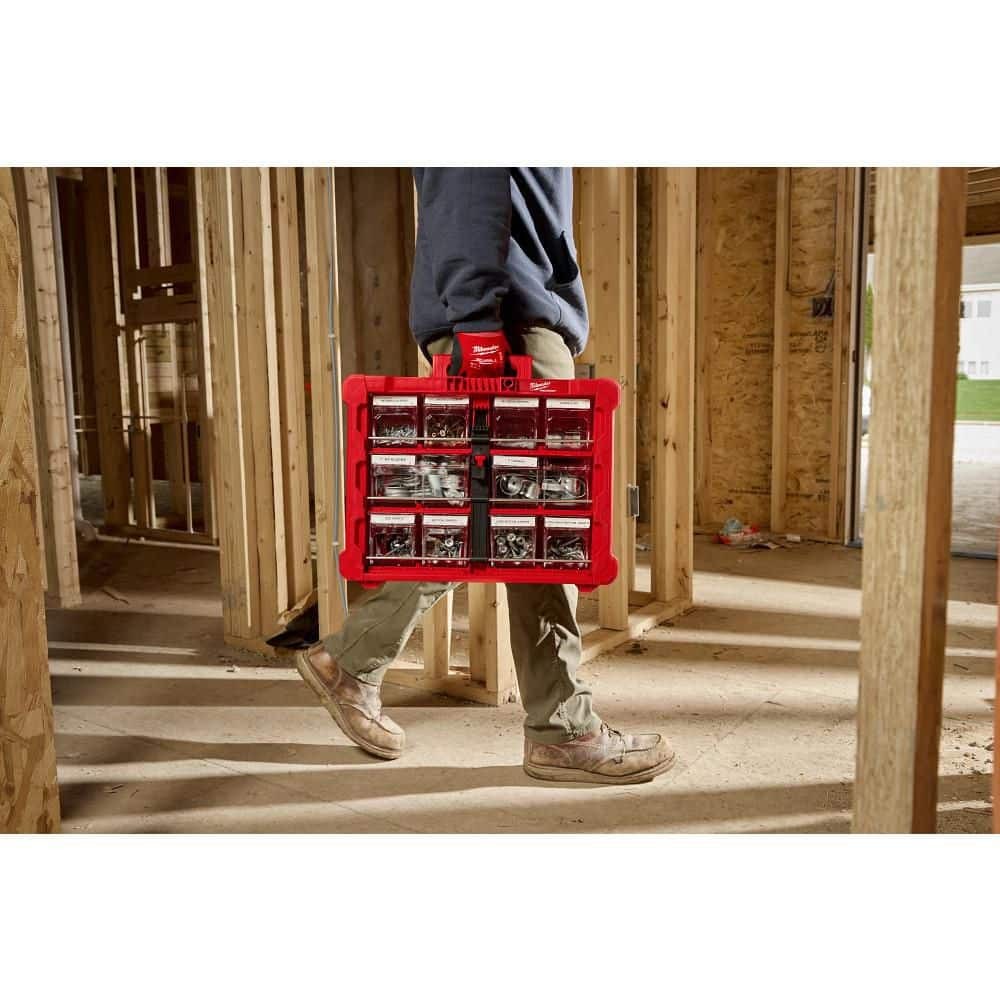 Milwaukee PACKOUT 10 Compartment Tilt Bin Organizer