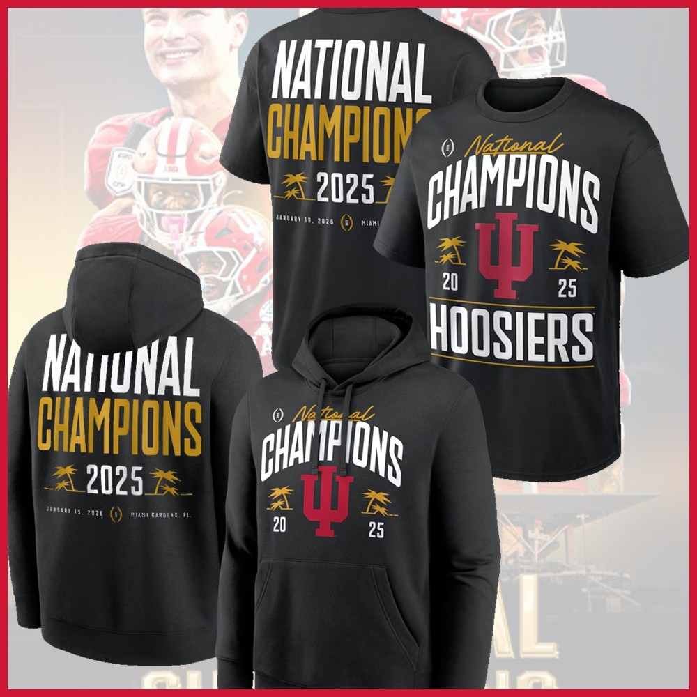 HOT - Indiana Hoosiers 16-0 Football 2025 National Champions Locker Room Fans