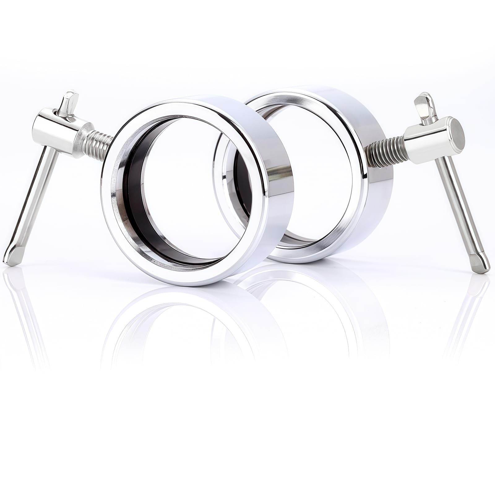 Fox Claw Olympic Barbell Collar for 2" Bar, Clamp Silver