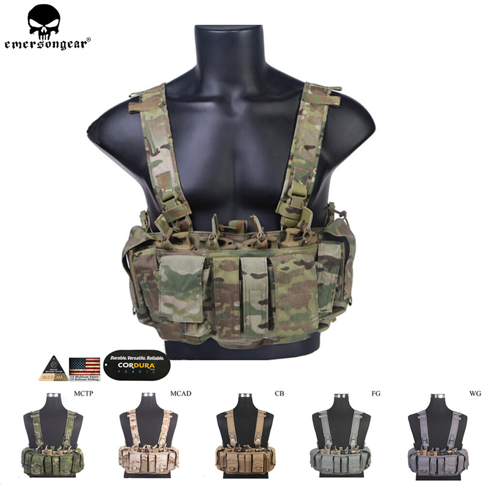 Emerson MF Molle Tactical Chest Rig UW IV Hunting Vest w/ Mag Pouch Harness EDC