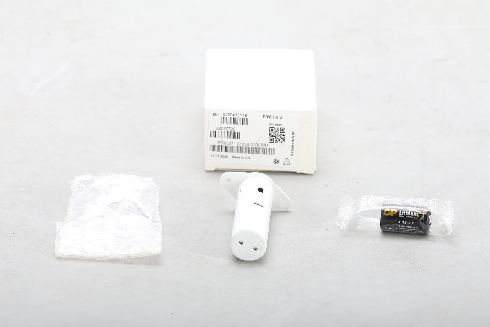 DSC PG9307 PowerG Wireless Recessed Contact With Battery and Screw/Magnet Kit