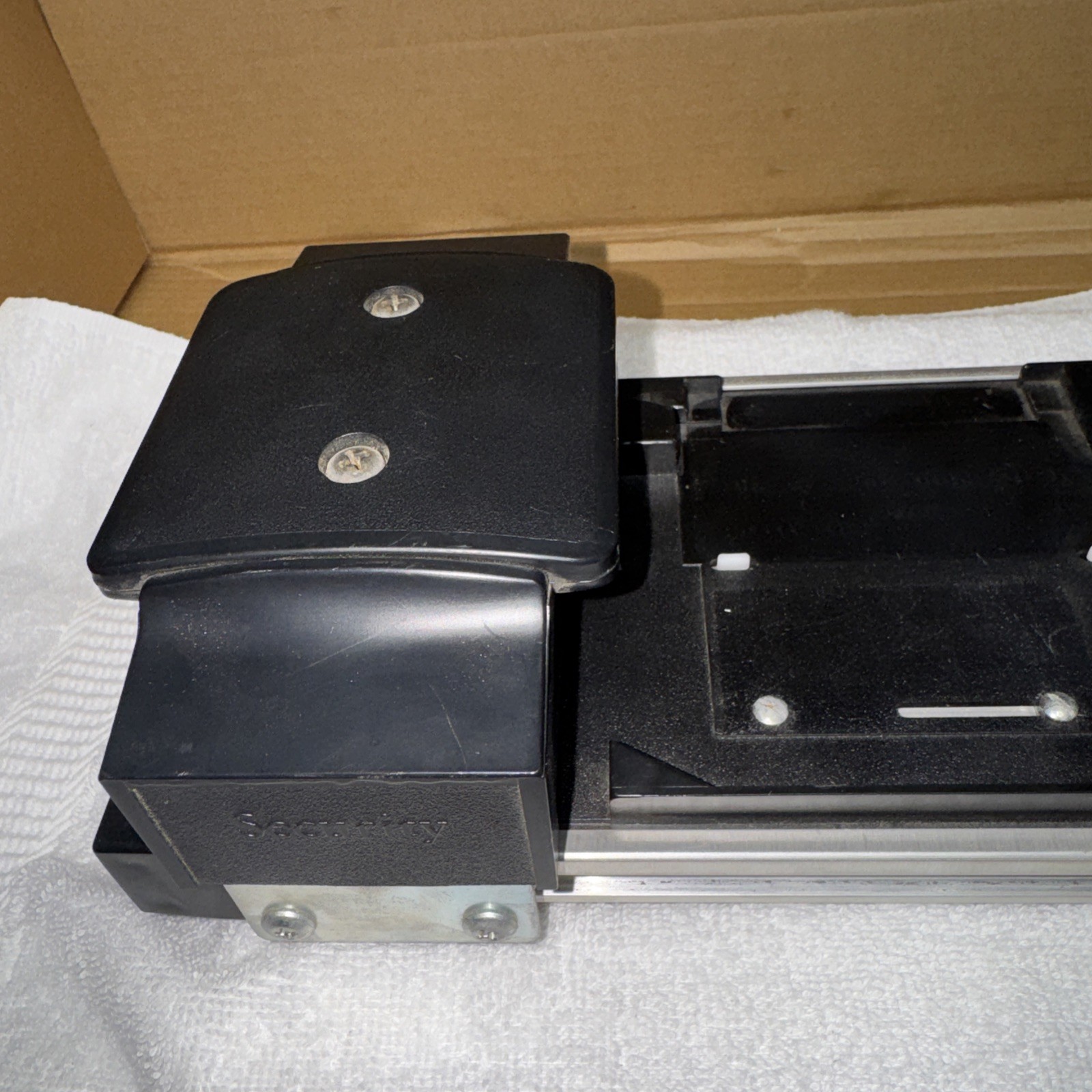 Vintage Security Imprinter Corp Credit Card Printer Slider Countertop Machine