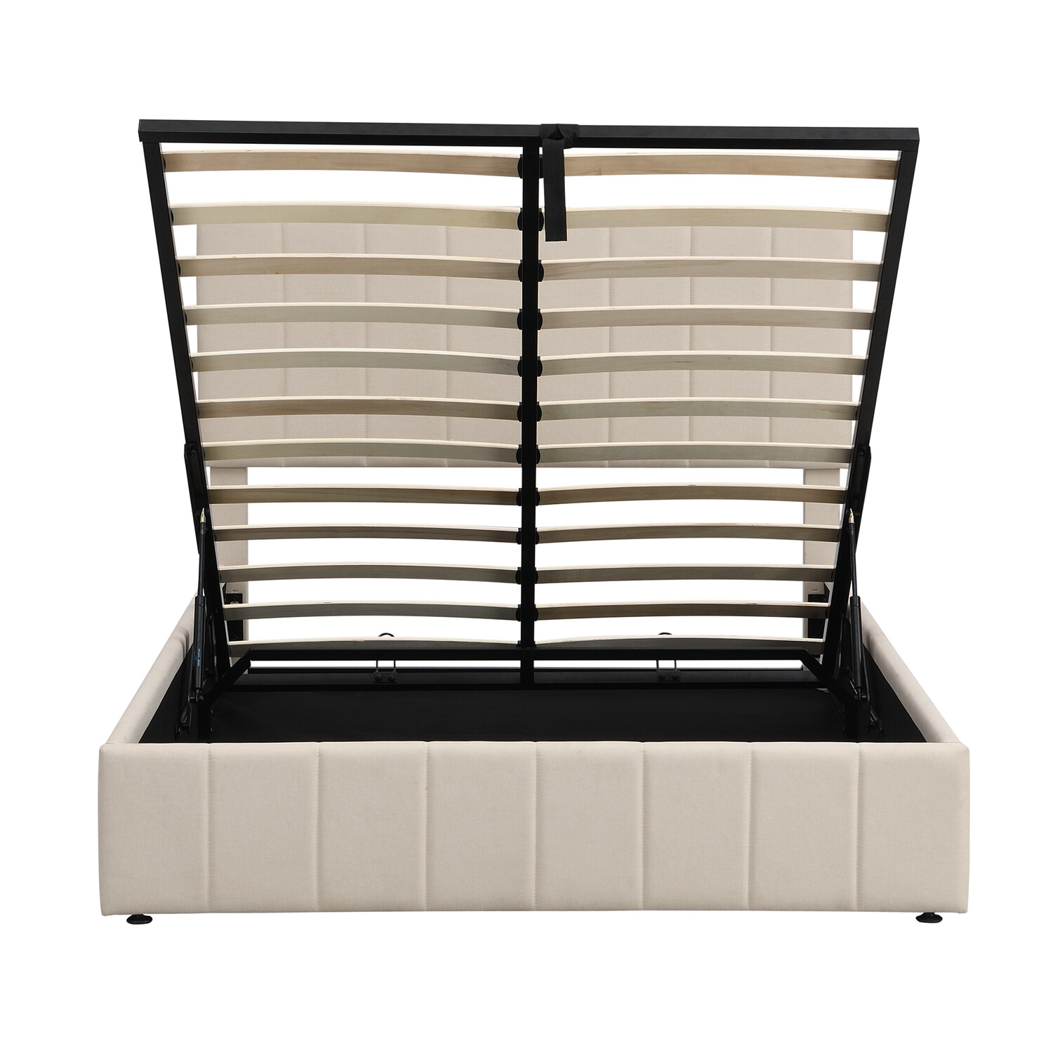 Full Size Bed Frame Upholstered Platform Bed with Hydraulic Storage System New