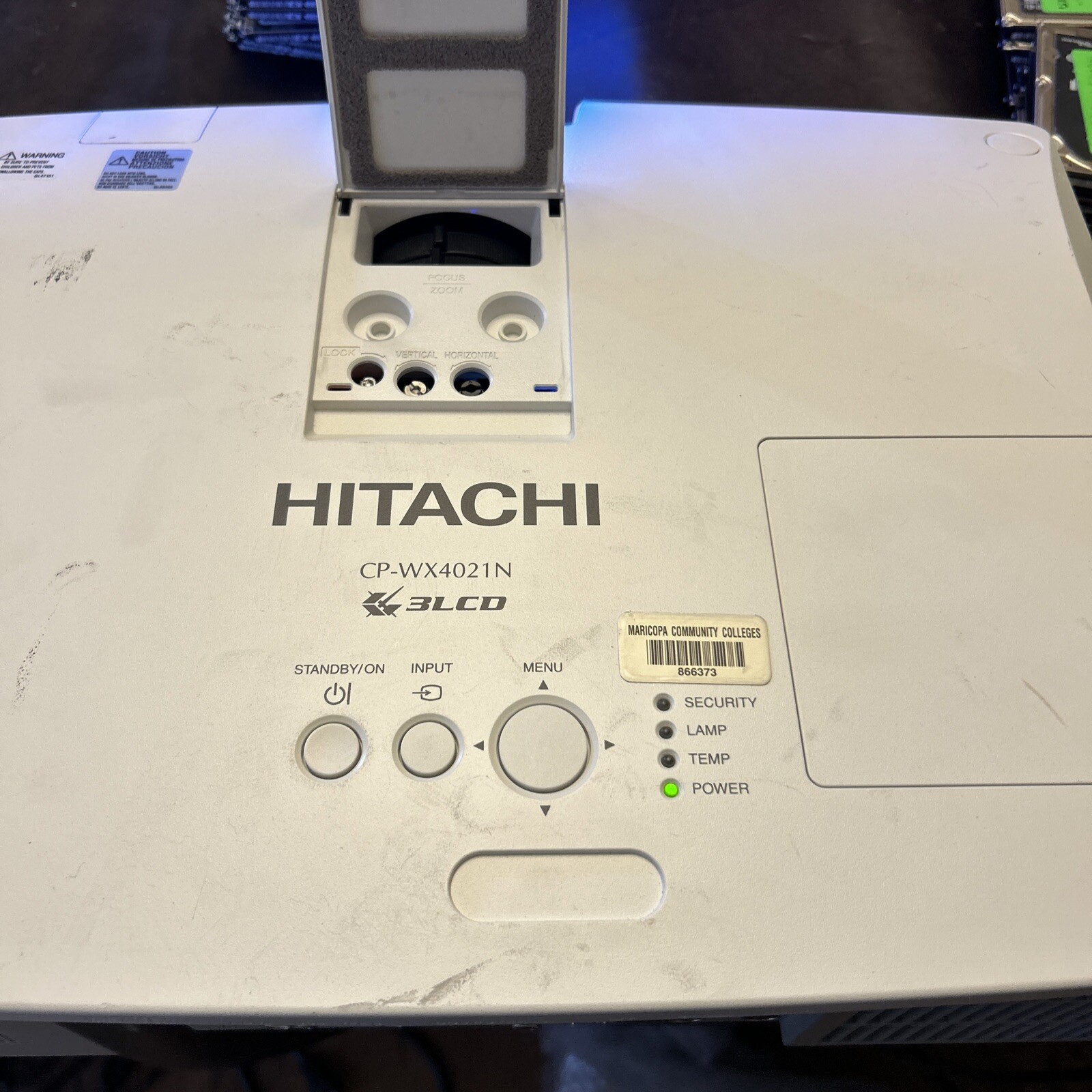 Hitachi CP-WX4021N 3LCD Projector - 8,478 Hours