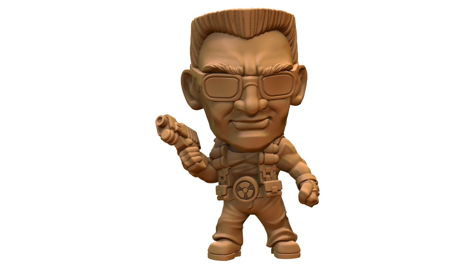 Capsule Chibi - Nuke Guy