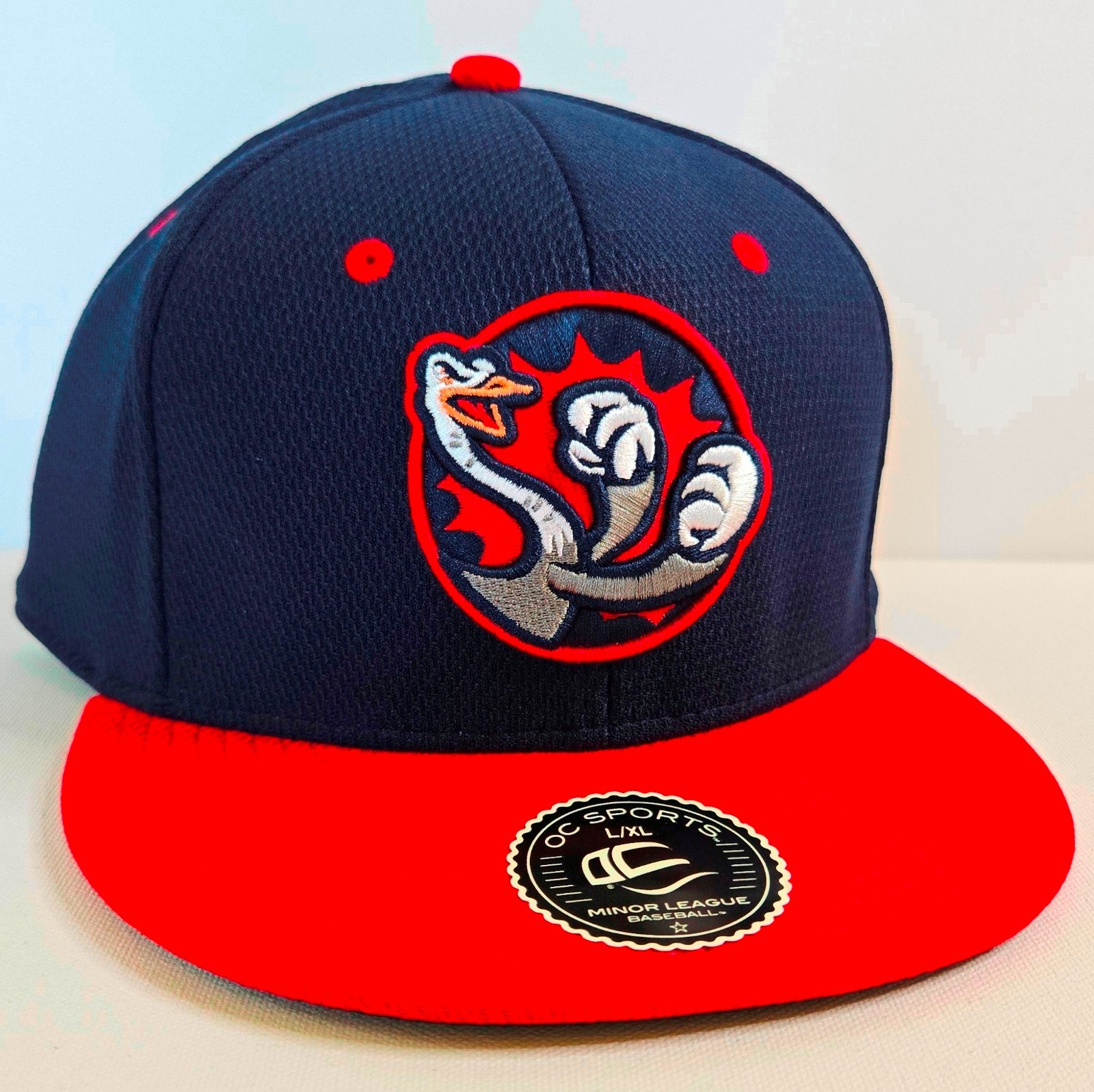 Reading Fightin Phils Ostrich MiLB OC Sports Minor League Baseball Hat L/XL, NEW