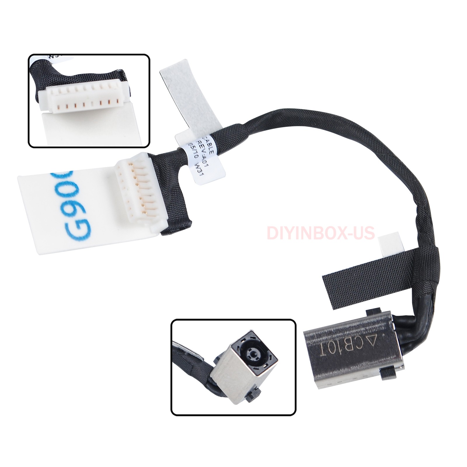 DC Power Jack Cable Port For Dell INSPIRON 5510 5515 Vostro 15 5510 5515 0VP7D8
