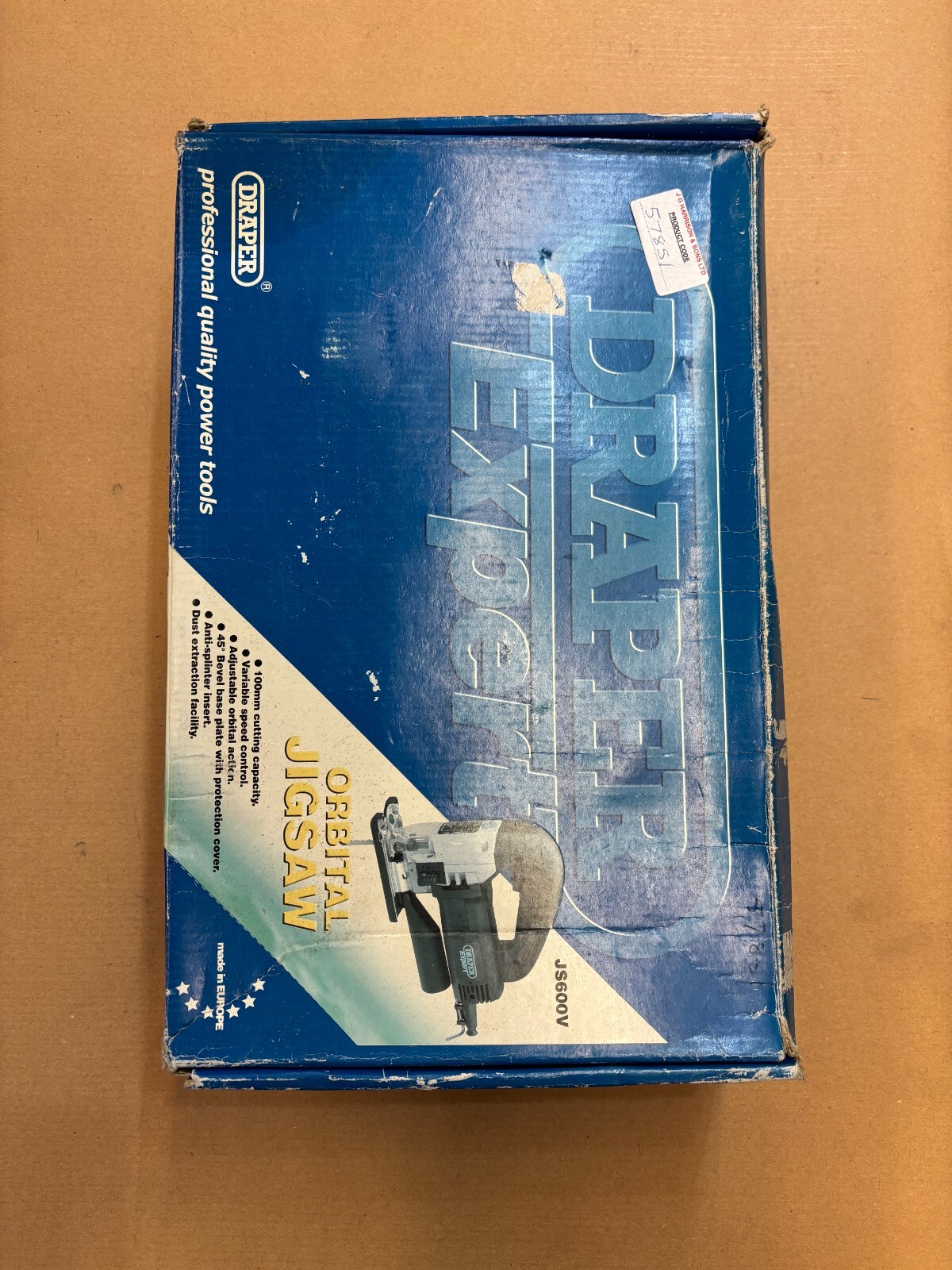 Draper expert orbital jigsaw 240v - 600w - js600v black ( new in box )