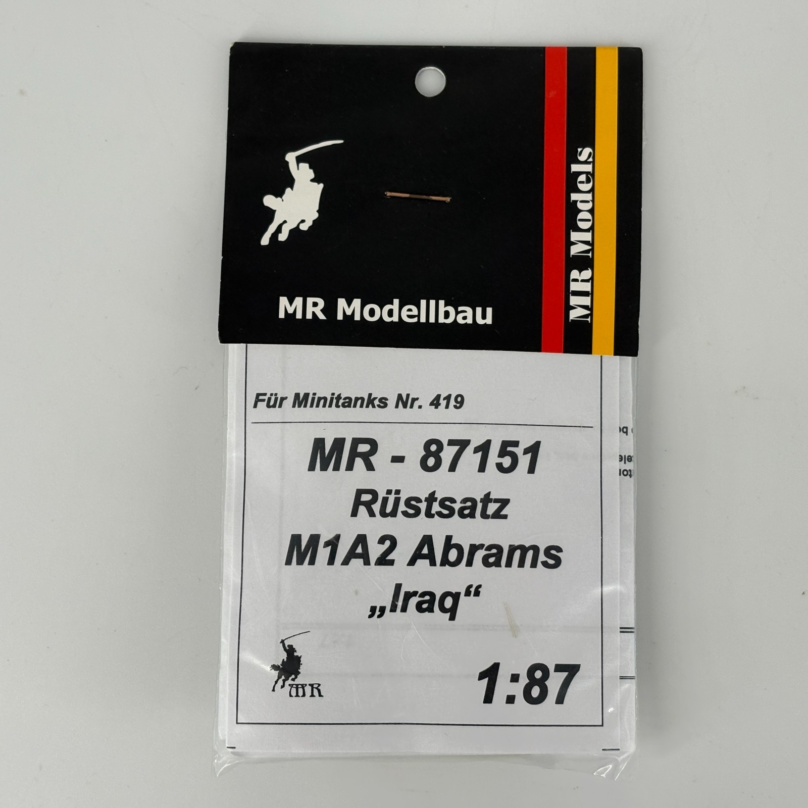 MR Modellbau 87151 US Army M1A2 Abrams Iraq Main Battle Tank Parts 1/87 HO