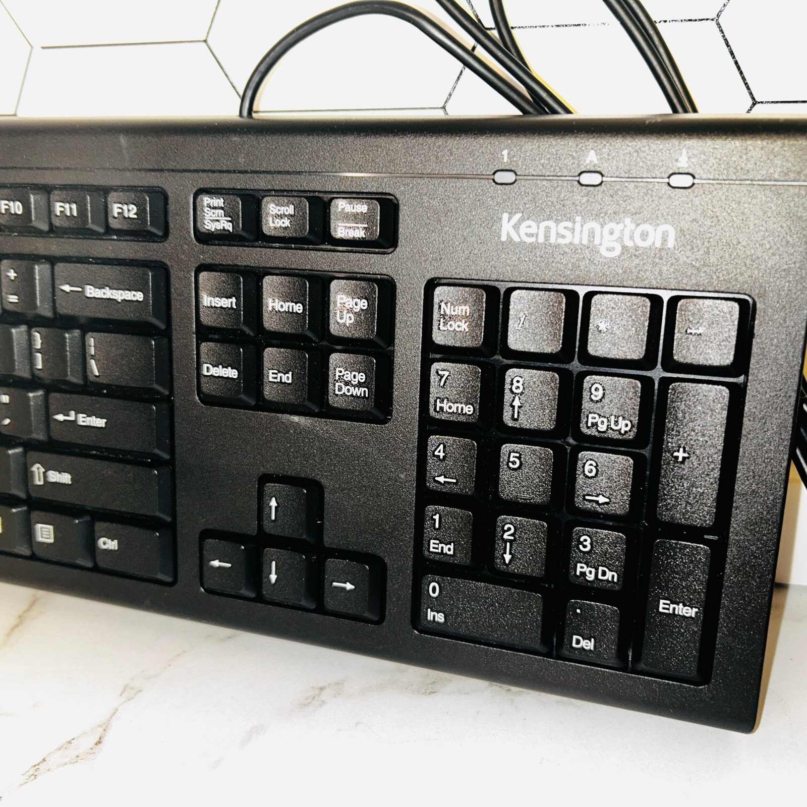 Kensington Keyboard For Life USB Wired Full Size Keyboard With Number Pad