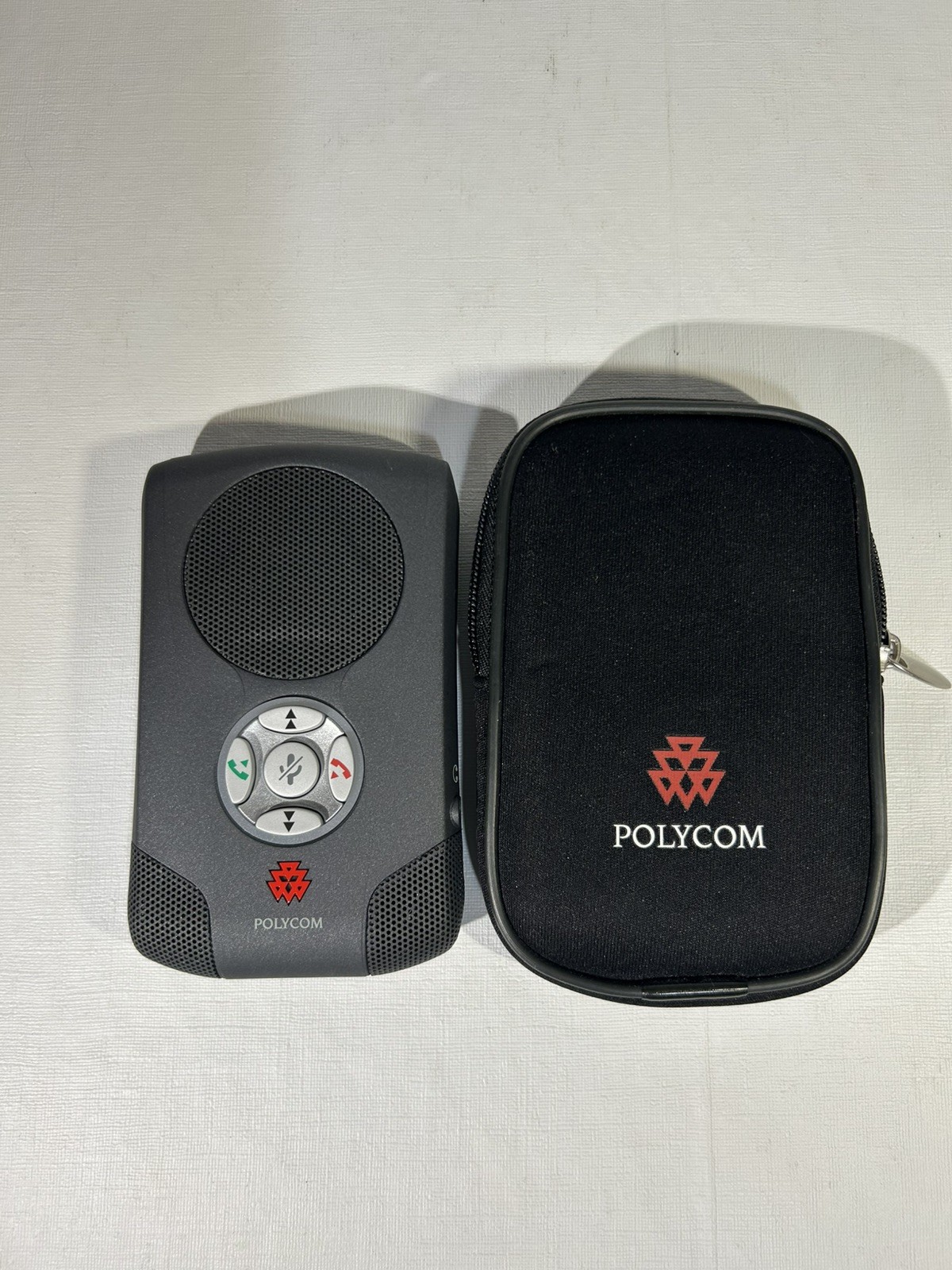 Polycom Communicator Skype USB Desktop Speaker w/Case Model C1005 WORKS