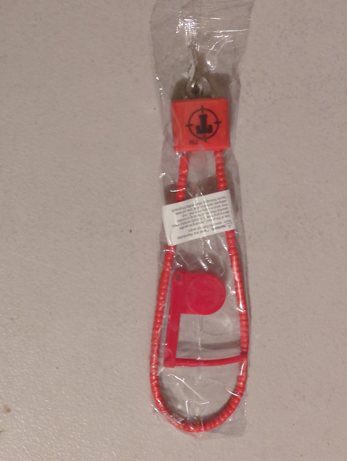 NEW - Red Cable Gun Lock w/2 Keys pistol, rifle, shotgun, universal