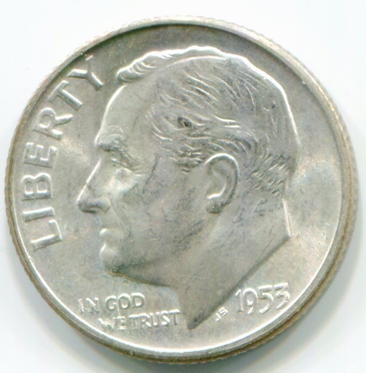 1953-S SILVER ROOSEVELT DIME !! Mint State !!