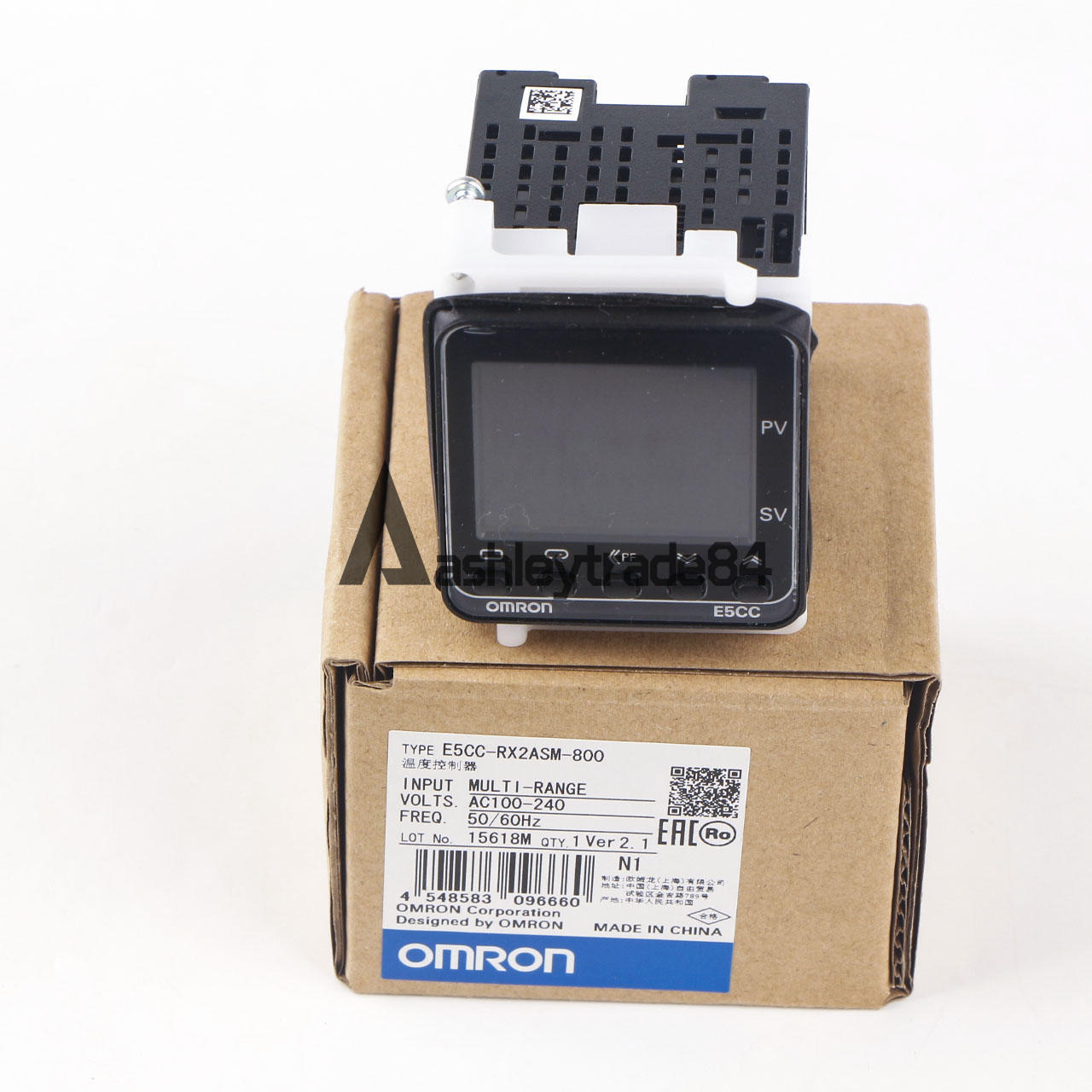 ONE NEW Omron E5CC-RX2ASM-800 100-240VAC Temperature Controller