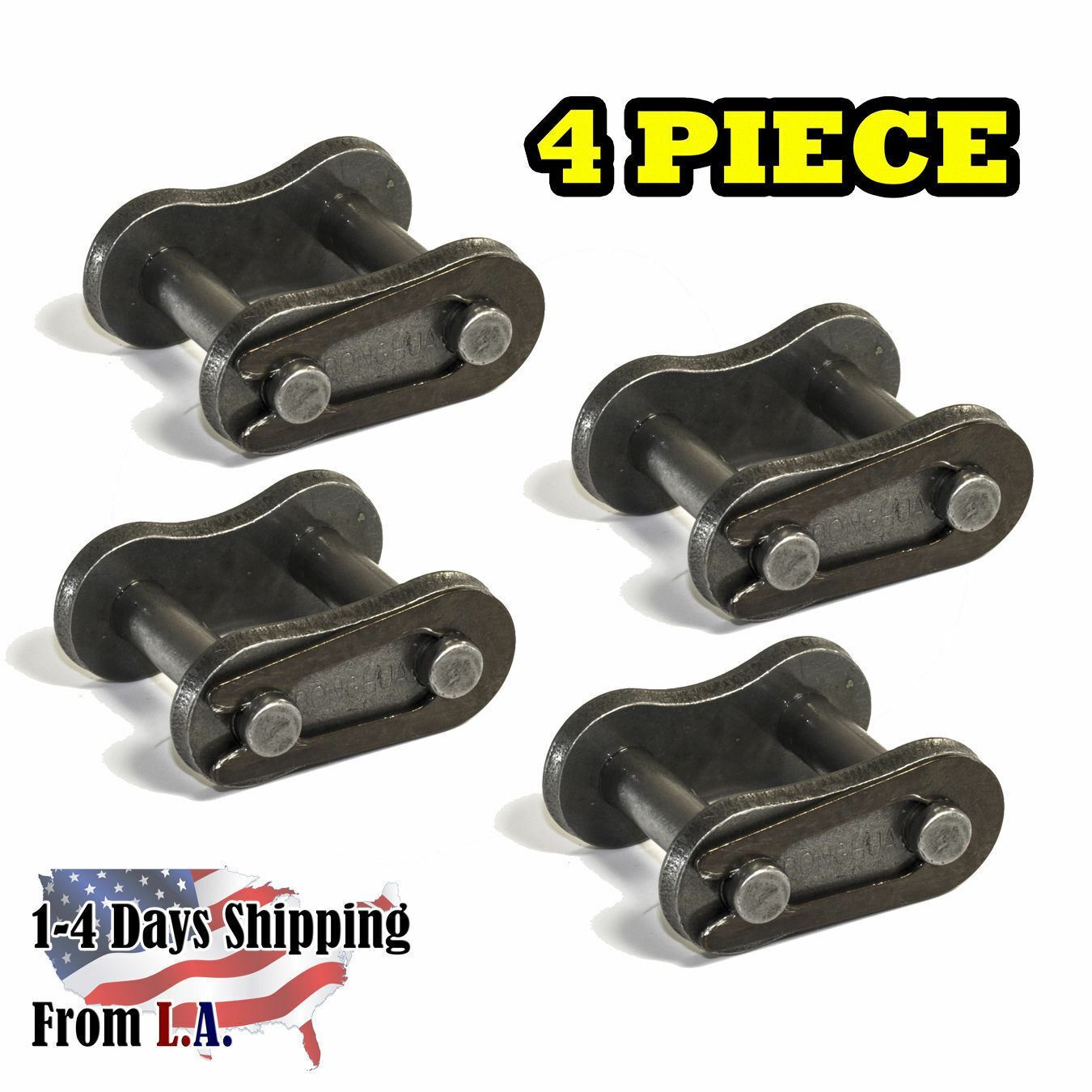4-PIECES 60 Connecting Link, Roller Chain Master Link ANSI Standard 60NP