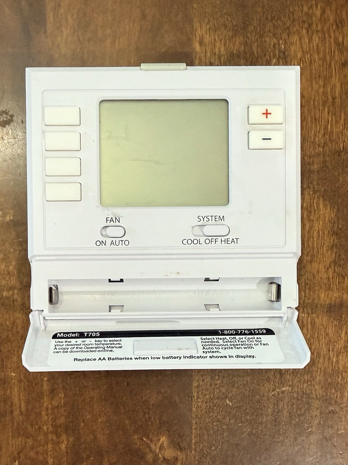 Pro1IAQ T705 1H/1C Programmable Digital Thermostat