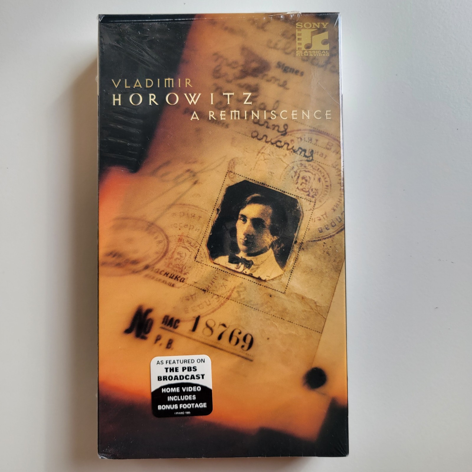 Vladimir Horowitz: A Reminiscence (VHS) Very Good Condition Mostly Sealed